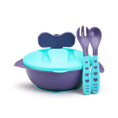 Dr Gym Baby Bowl BPA FREE With Spoon And Fork