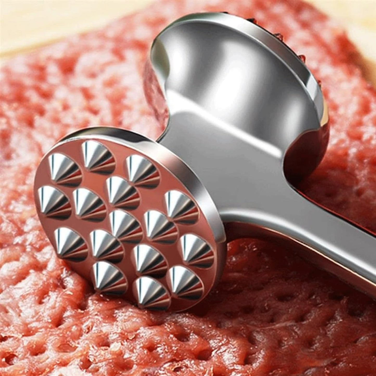 Elegant Dual Sided Meat Tenderizer Hammer