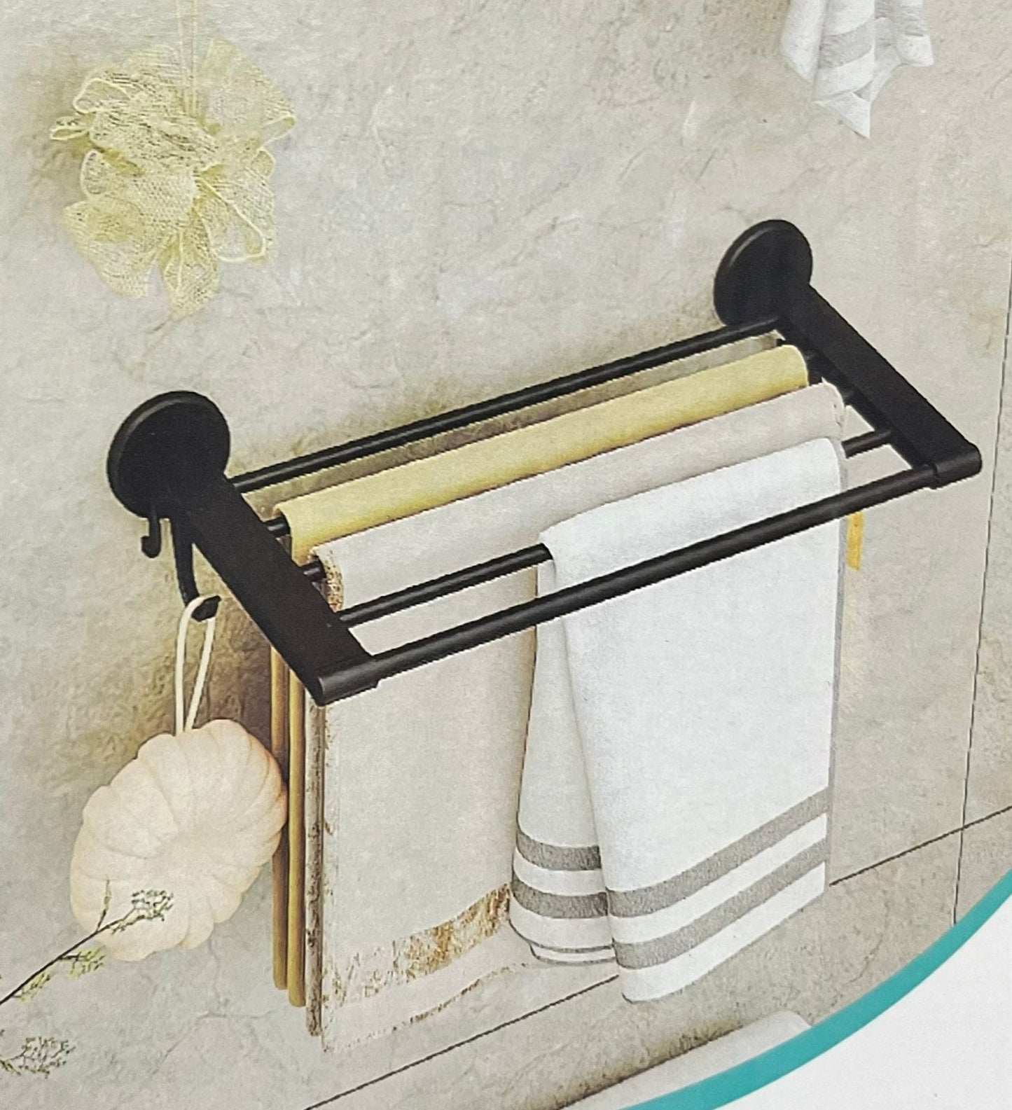 Wall Mounted Towel Holder Rack