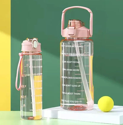 Combo: Clear Motivational Bottle (2 pcs)