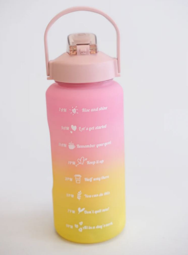 Vibrant Motivational Water Bottle (2L)(Each)