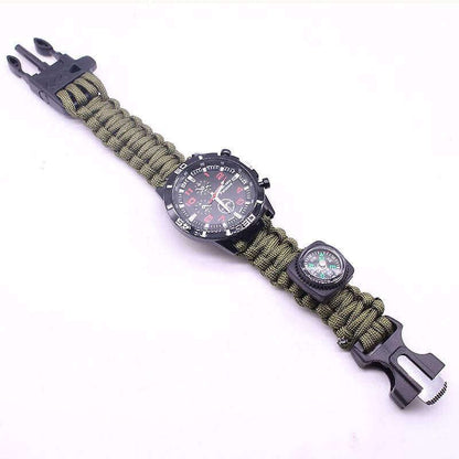 Outdoor Camping Paracord Survival Watch