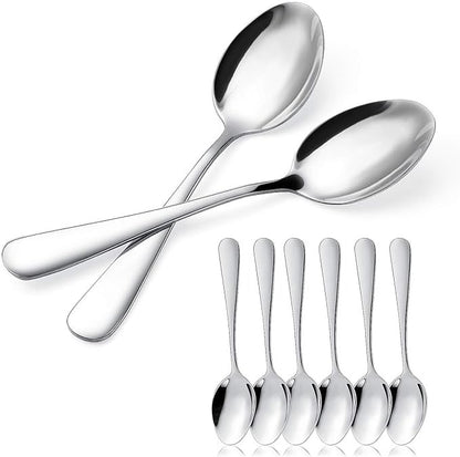 Stainless Steel Dessert Spoon Set (6 pcs)