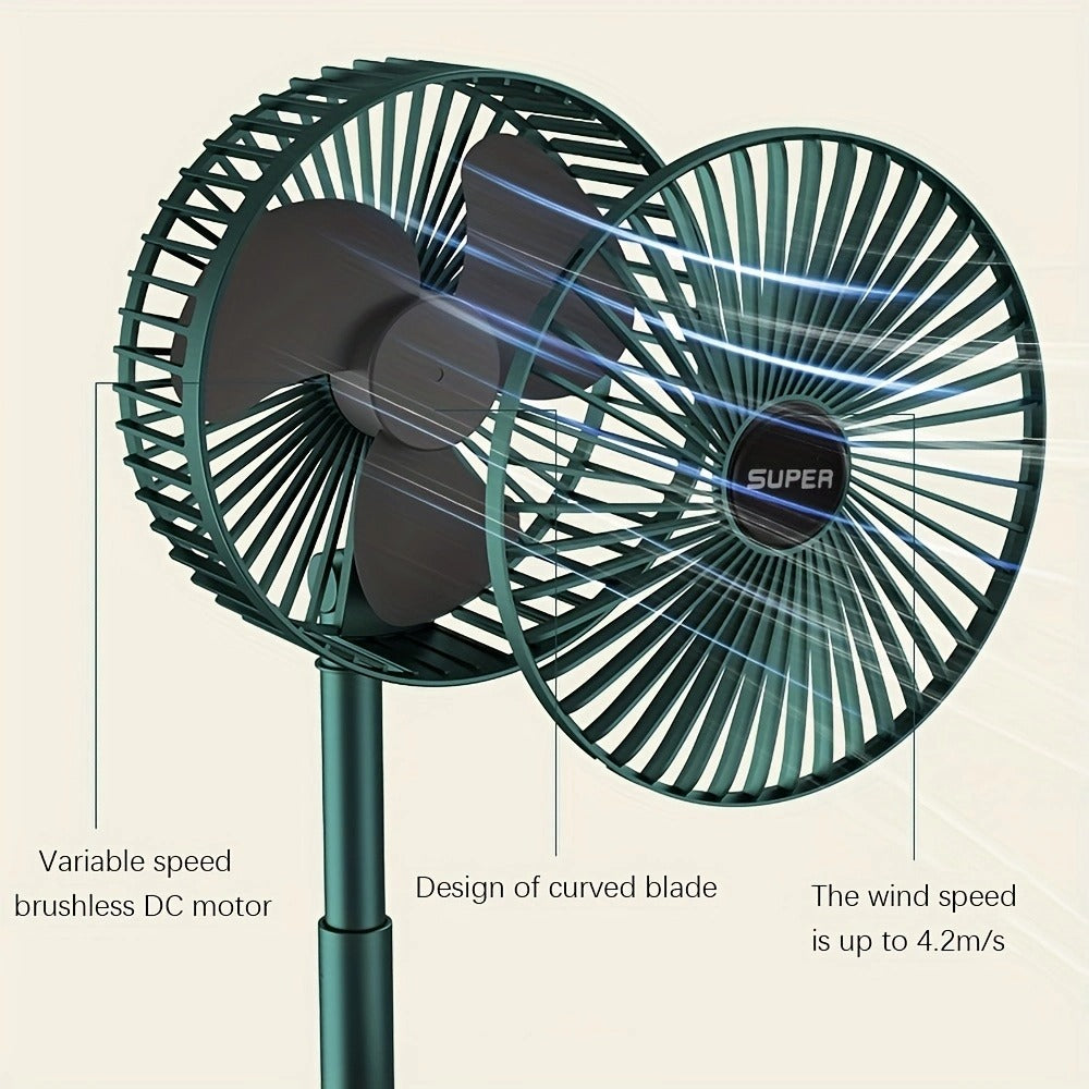 USB Rechargeable Desktop Fan