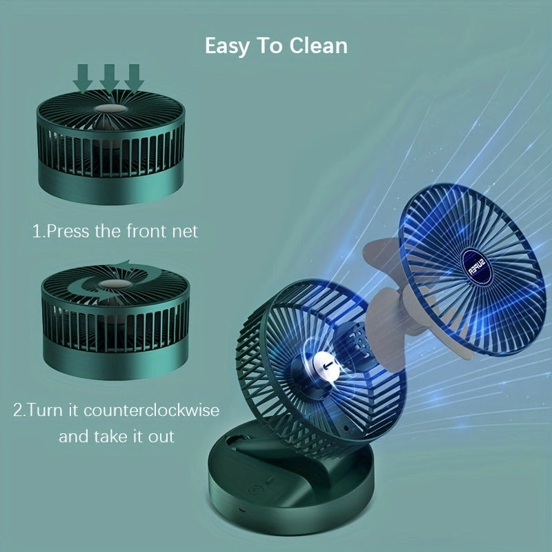 USB Rechargeable Desktop Fan