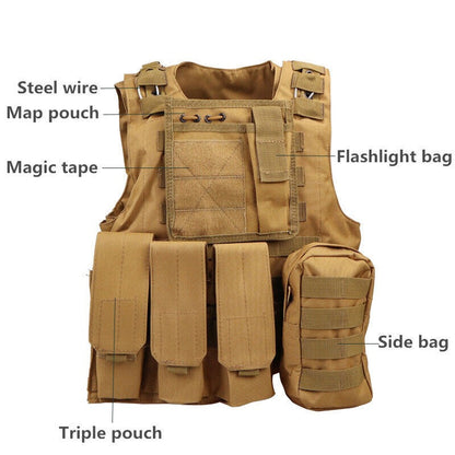 Tactical Vest and Hunting Field Battle Airsoft Waistcoat