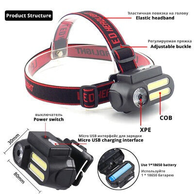 LED Multifunction USB Headlight