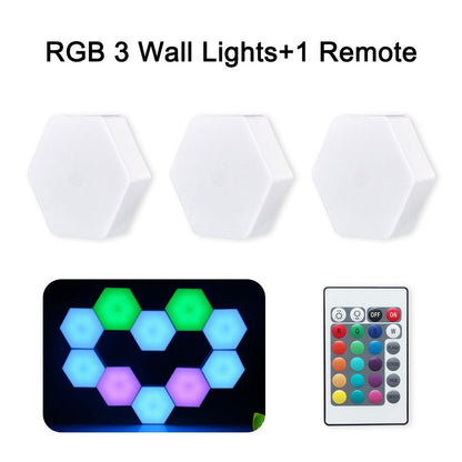 Smart Touch rechargeable Led Light Set (3 pcs)