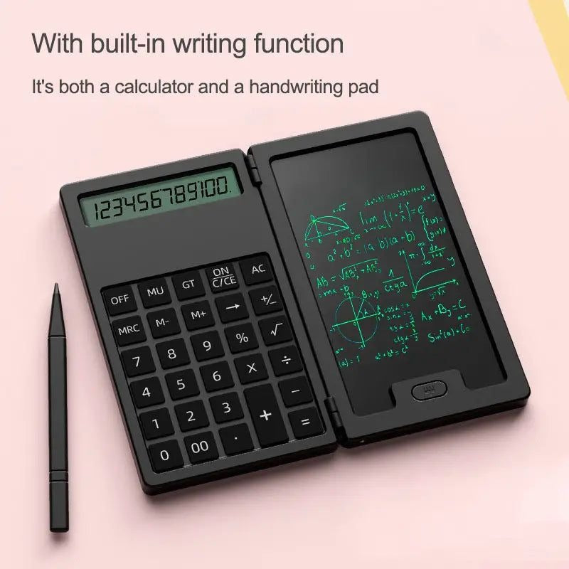 Professional Mini Smart Calculator With Writing Note Pad