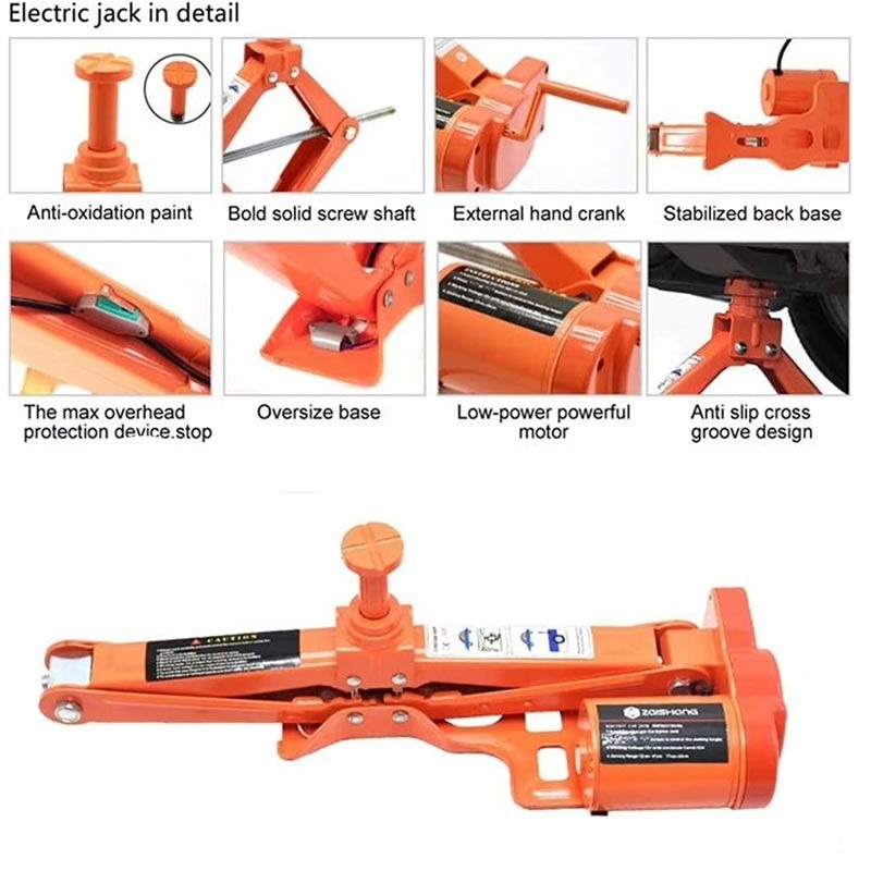 Electric Scissor Jack Set