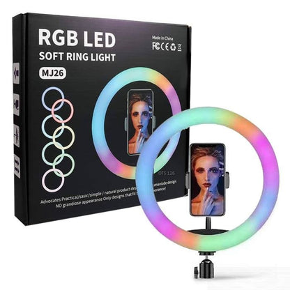 RGB LED 10-Inch Ring Light (without stand)