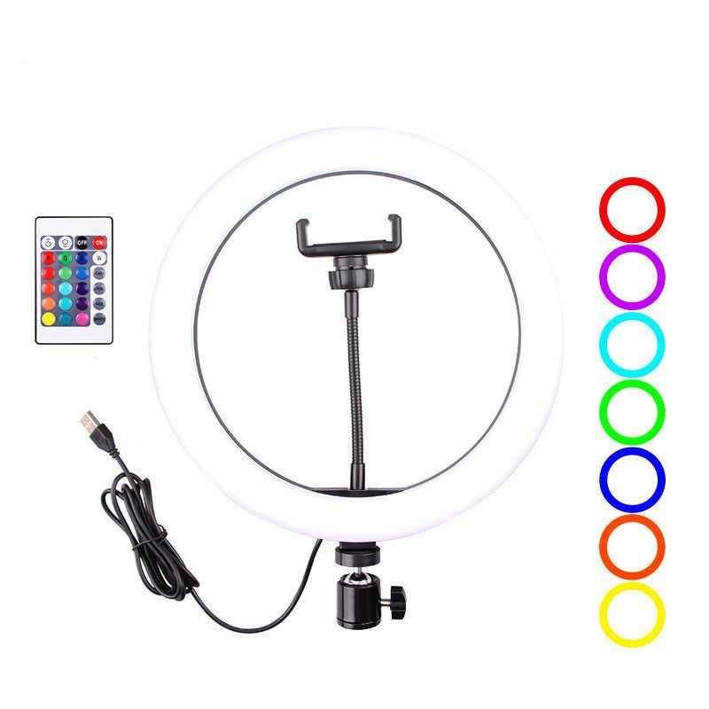 RGB LED 10-Inch Ring Light (without stand)