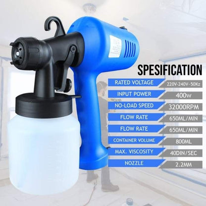 Electric Paint Sprayer With Paint Tank