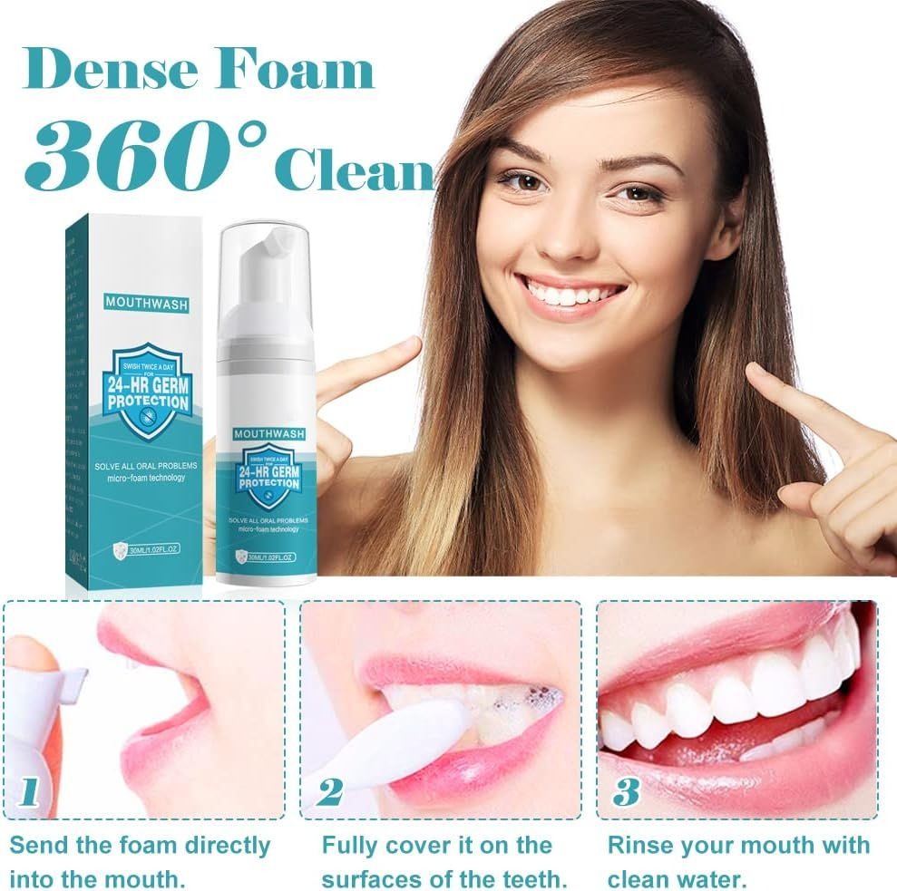 Teeth Whitening Mouthwash Foam