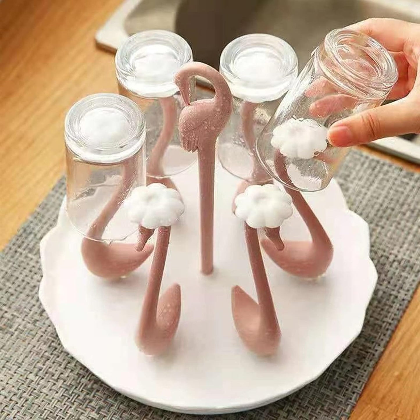 Rotating Glass Holder