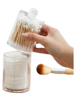 Cotton Swab And Cotton Pad Cosmetic Organiser