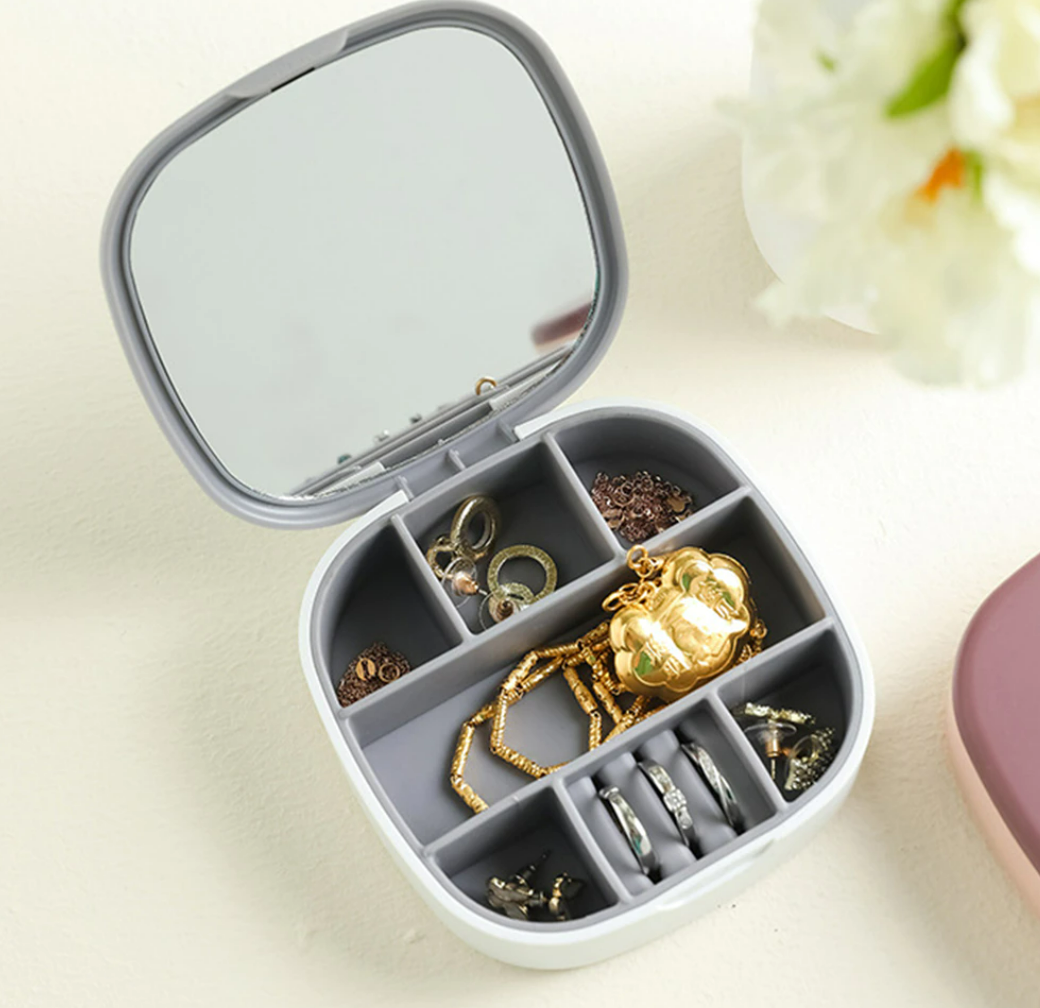 Jewellery Storage Box With Mirror (Each)