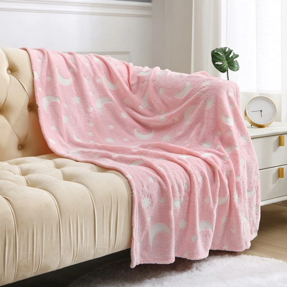 Super Soft Magic Glow in the Dark Blanket (Girl)