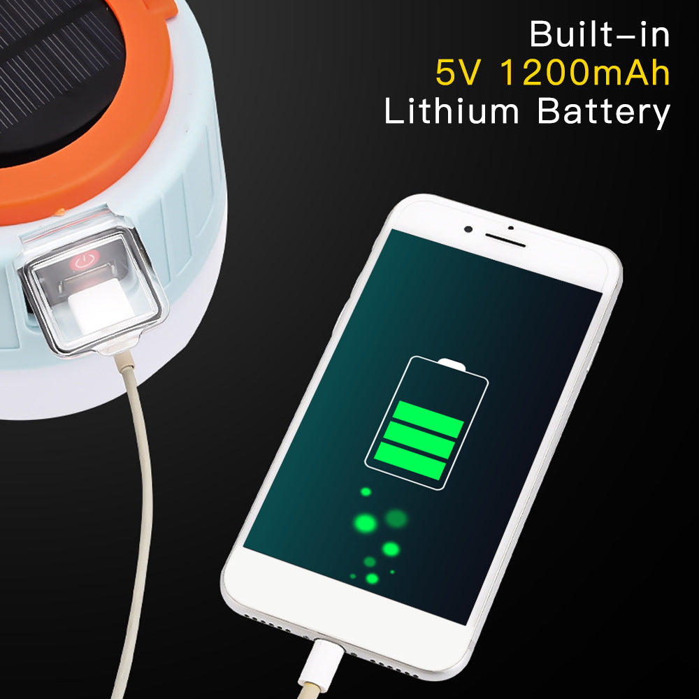 Multifunctional Solar Emergency Light with Power Bank