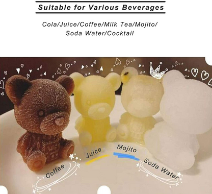 3D Bear Silicone Ice Mold (Each)