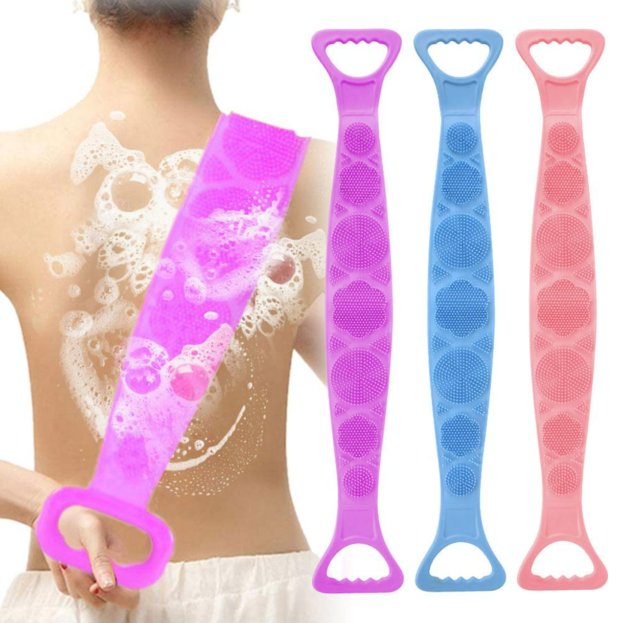 Silica Gel Bath Scrubber Towel