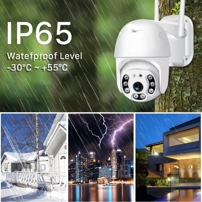 WIFI Outdoor Security Camera (V380 Pro App)