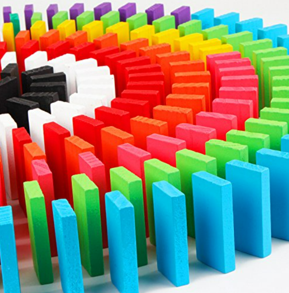 Wooden Domino Set (100 pcs)