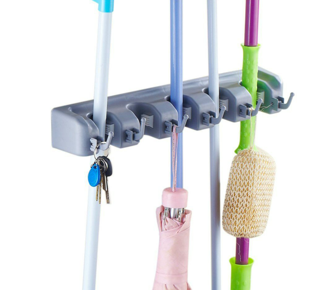 Broom Organizer Wall Mount