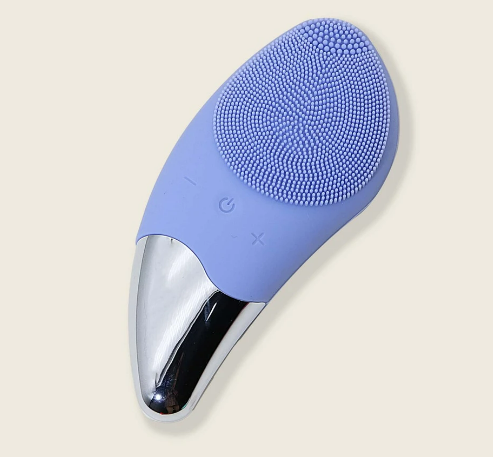 Silicone Two Tone Facial Cleansing Brush