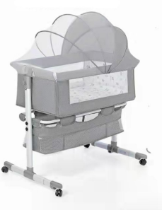 Next To Me Baby Crib (Grey)