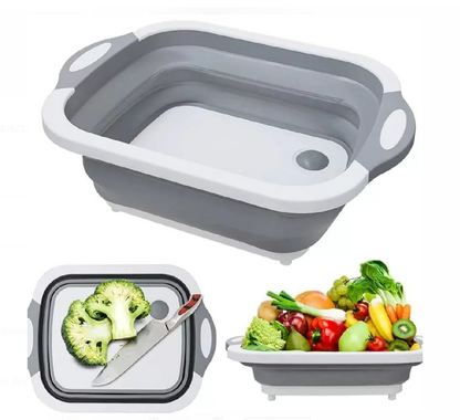 3In1 Folding Vegetable Cutting Board and Drainer