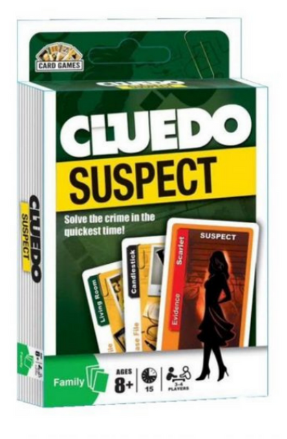 Cluedo Suspect Card Game