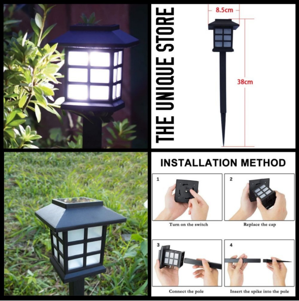 Solar Light Pathway Lights (2 pcs)