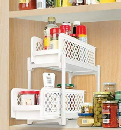 Sliding Basket Drawers (2 Tier)