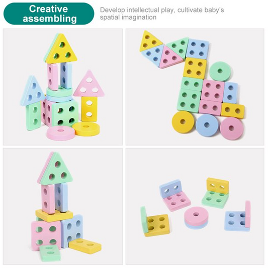 Wooden Sorting And Stacking Toy