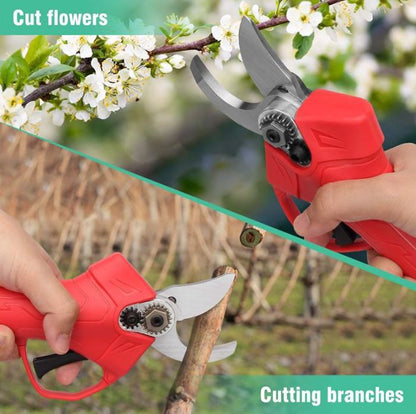 Professional Rechargeable Electric Pruning Shears (48V)(2 Batteries)