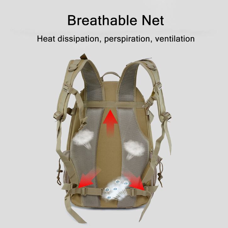 Tactical Military Backpack (Khaki)