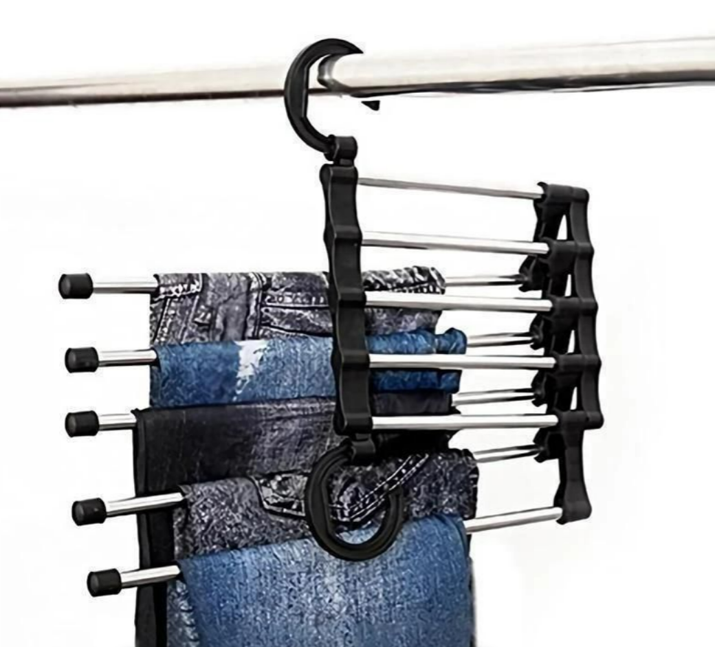 5in1 Space Saver Organizer Hanger for Trousers