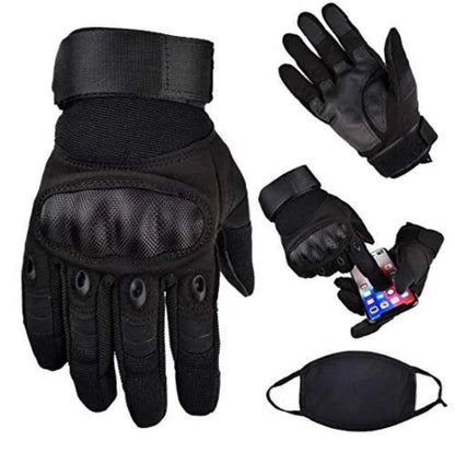 Biking Gloves For Men (Black)