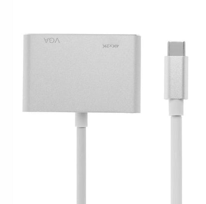 USB-C To HDMI/F + VGA/F Adapter Cable