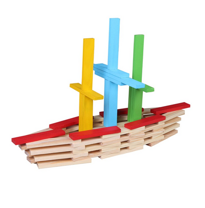 Wooden Model Building Blocks (150 pcs)