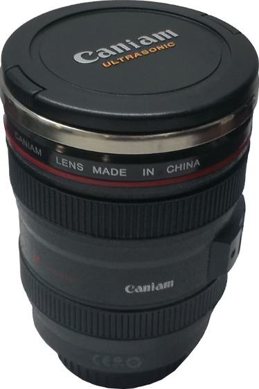 Camera Lense Coffee Thermos