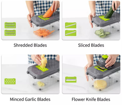 Multifunctional Vegetable Cutter (22pcs)