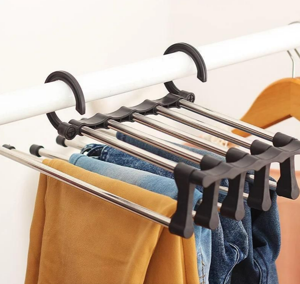 5in1 Space Saver Organizer Hanger for Trousers