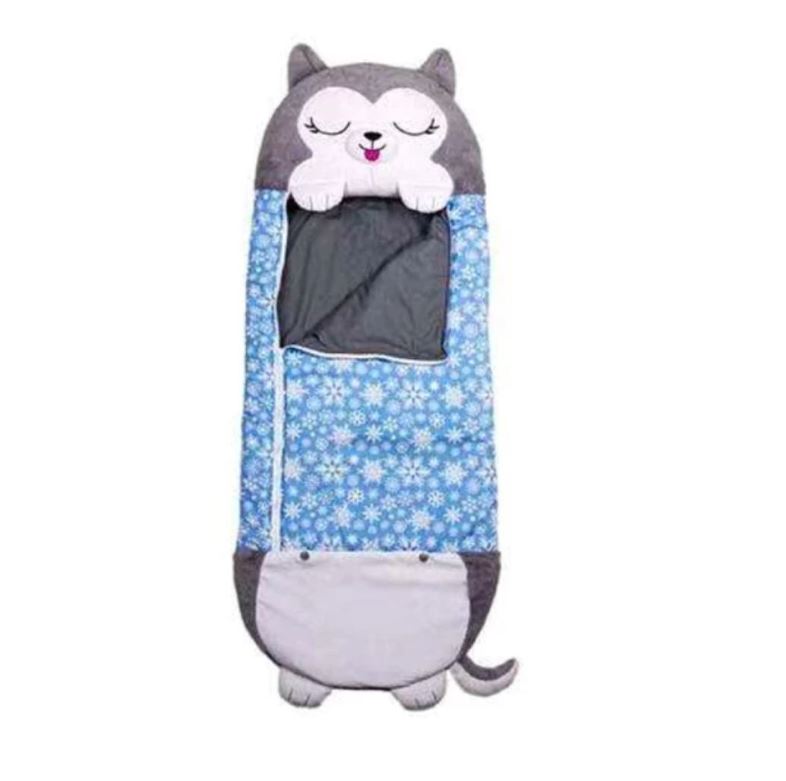 Ultra Soft Animal-Print Sleeping Bag For Children