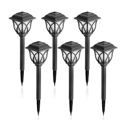 Outdoor Solar Garden Lights (6 pcs)