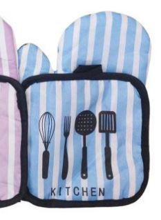 Kitchen Oven Mittens (Striped)(2pcs)