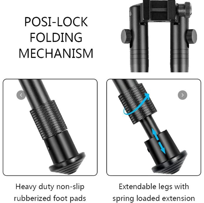 Tactical Rifle Bipod (Rifle Not Included)