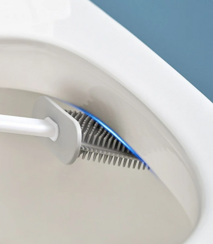 Silicone Flex Toilet Brush With Holder