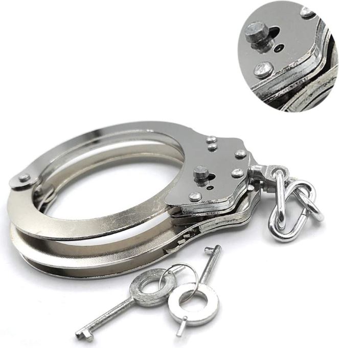 Metal Handcuffs With Key